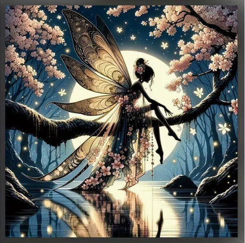 Moon fairy diamond art - moon, kit