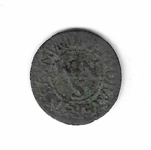 17th cent token - cent, saxmundham