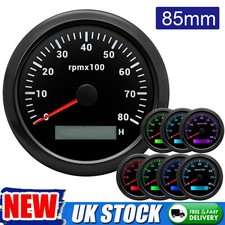 85mm Boat LCD Tachometer Gauge