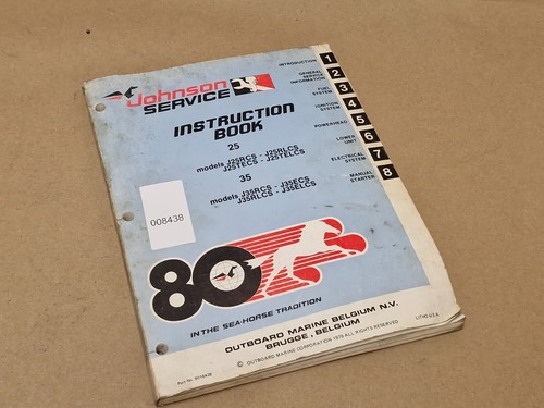Johnson service instruction - johnson,