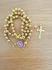 Crafted rosary made from gold - rosary,