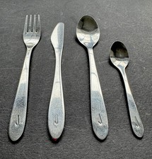 British Airways business Club Class Cutlery Full Set Fork Spoon Knife Teaspoon