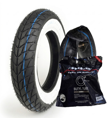 Mitas whitewall tyre - 3.50-10,