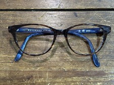 MASUNAGA 061 Eyeglass Tortoise & Blue Frame 50-17-145 Handmade in Japan