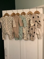 NEXT GEORGE BABY GIRLS BABYGROWS,SLEEPSUITS BUNDLE, 0-3 MONTHS, COMBINE POST