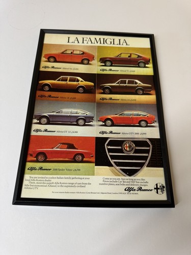 New framed print - alfa, romeo