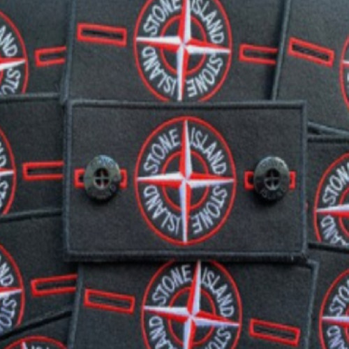 Stone island badge red - stone,