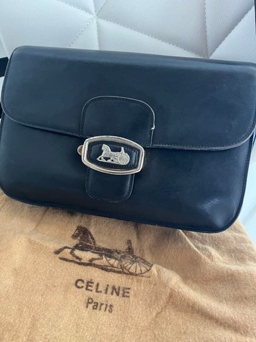 Celine horse carriage black - horse,