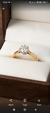 Diamond solitaire engagement - diamond,