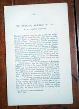 The sweating sickness 1551 - the, of