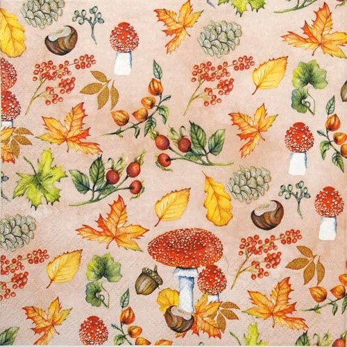 Single lunch paper - 4x, napkins