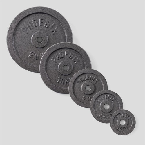 Cast iron weight plates - iron, 1"