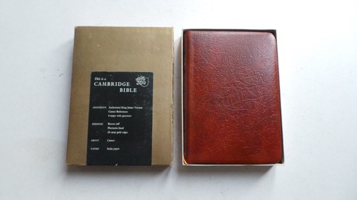 Boxed cambridge cameo bible - cameo,