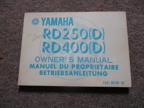 1977 original yamaha rd - original,