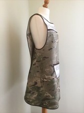 Handmade Cross-back Wrap over Garden Kitchen Pinny Apron Size 12-16 Camouflage