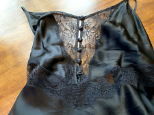 Myla London long 100% Silk night dress. Size S. Black