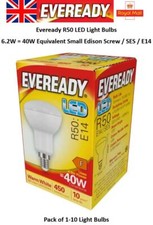 6.2W = 40 Watt LED R50 Small Edison Screw Reflector Spotlight Bulb Warm White
