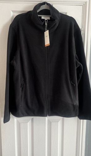 Men fleece jacket zip - m&s, men’s