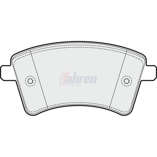 Brake pads set for - pads, renault