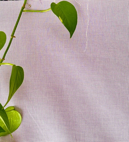 Lilac micro gingham fabric - micro,