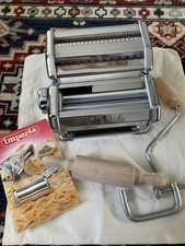 Imperia SP150 Stainless Steel Pasta Maker Machine Made in Italy 