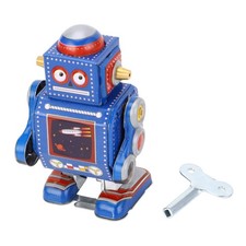 (Blue)Wind Up Robot Toy Hand