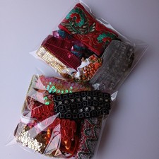 Trimmings Offcuts Bundle Assorted Shades Widths & Types Lucky Dip Remnants