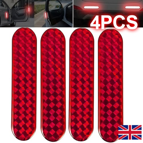 Reflective safety warning - 4x,