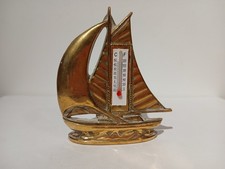 Small brass ship with