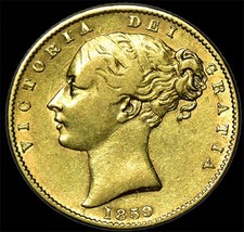 VERY RARE QUEEN VICTORIA 1859