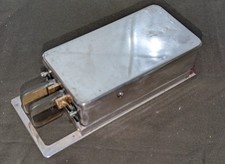 Home made Morse paddle key white metal made with some  vintage parts QRP