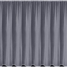 White Net Curtains With Slot / Rod Top - Sold By The Metre - 27" to 108" Drop