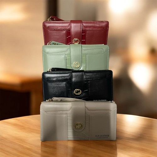 Women double zippers - women, wallets