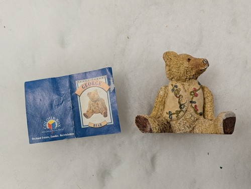 George colour box bear - george,