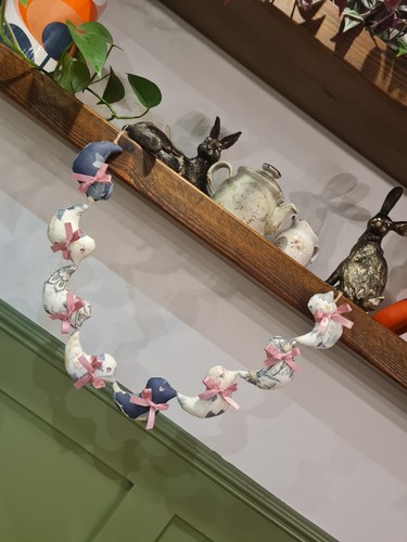 Handmade bird bunting - bird,