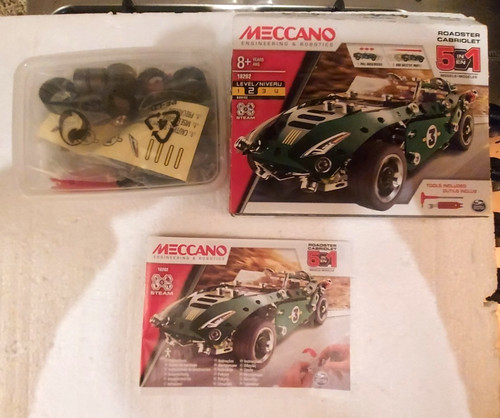 Meccano 18202 model - meccano, car