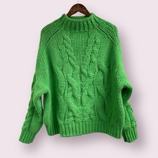 Cocomore Lime Green Cable Knit