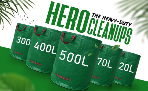 Garden waste bags heavy duty - waste,