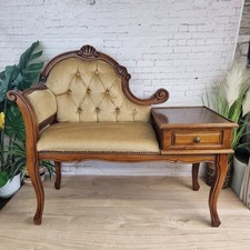 Vintage wooden telephone - wooden,