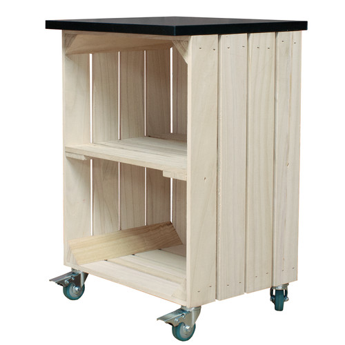 Crate side table - table, with