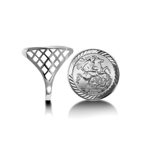 Sterling silver half - sterling, sovereign