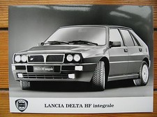 LANCIA DELTA HF Integrale press Photo Brochure 1 RS RALLY Stratos