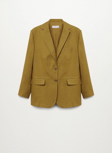 Oversized 100 linen - 100%, mango
