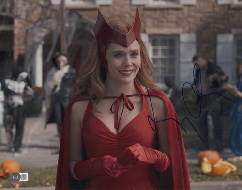 Elizabeth olsen signed 11x14 - elizabeth,