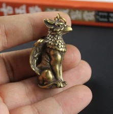 Brass Griffin Key Chain