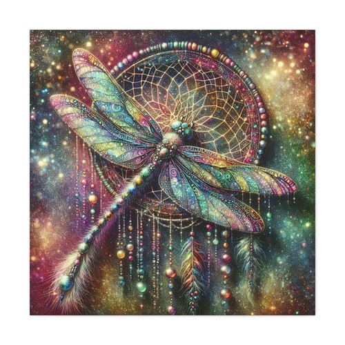 Canvas wall art dragonfly - wall,
