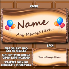 Chocolate Bar Wrapper fits