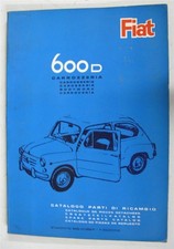 FIAT 600D Car Body Parts List