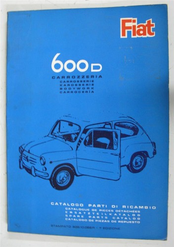 Fiat 600d car body parts - car, list