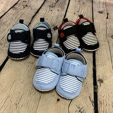 Baby Boys Soft Soled Fabric